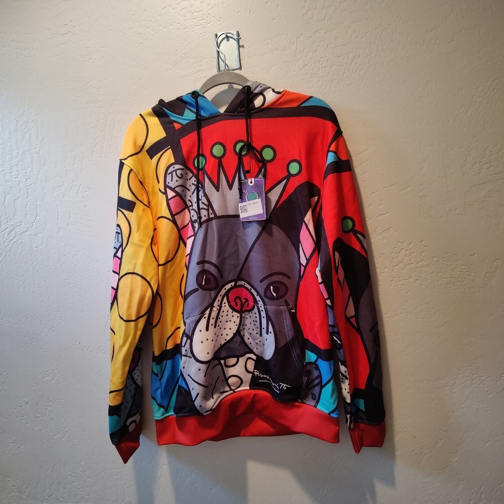 French Bulldog Hoodie, FreshHoods, Insulated, Men's Small, Unisex